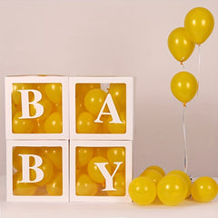 4pcs Balloon Boxes Surprise Boxes Birthday Wedding Halloween Christmas