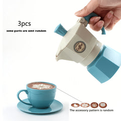 Kids Toy Tea Set & Coffee Machine - Great Gift for Boys and Girls