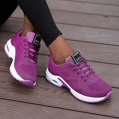 Women's Outdoor Running Shoes Air Cushion Mesh Sports Sneakers