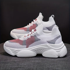 Women's Breathable Sneakers Low Top Lace Up Shoes