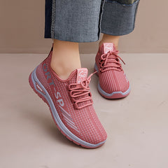 Women's Mesh Running Shoes Breathable Non Slip Lightweight Outdoor Sneakers