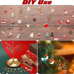 30 50pcs Christmas Enamel DIY Jewelry Making Supplies