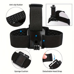 6-in-1 Action Camera Accessory Kit Lightweight & Practical Essential Sports Phot