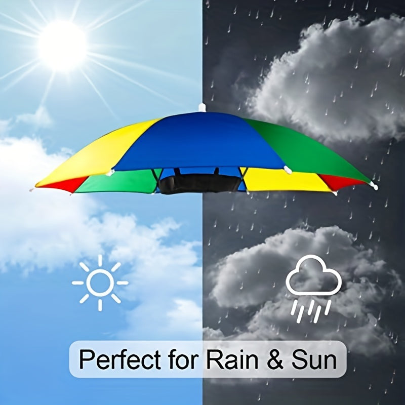 Foldable Sun Protection Waterproof Umbrella Hat