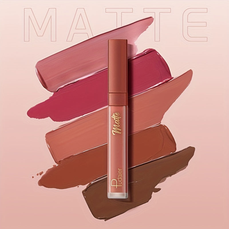 6pcs Soft Matte Lipstick Set Waterproof Lip Glaze Lip Makeup Set