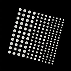 144pcs Mermaid Pearl Makeup Stickers Resin Crystal Sticker Face Decoration