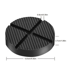 2PCS Car Lift Jack Stand Pads Rubber Slotted Floor Pad Frame Rail Adapte