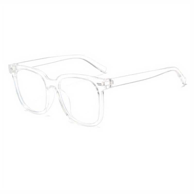 Men's Square Frame Large Frame Light Blocking Glasses With Box