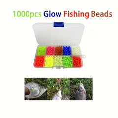 1000pcs Glow Fishing Beads for Rigs & Lures