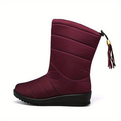 Women's Winter Warm Snow Boots Soft Waterproof Non slip Velvet Boots