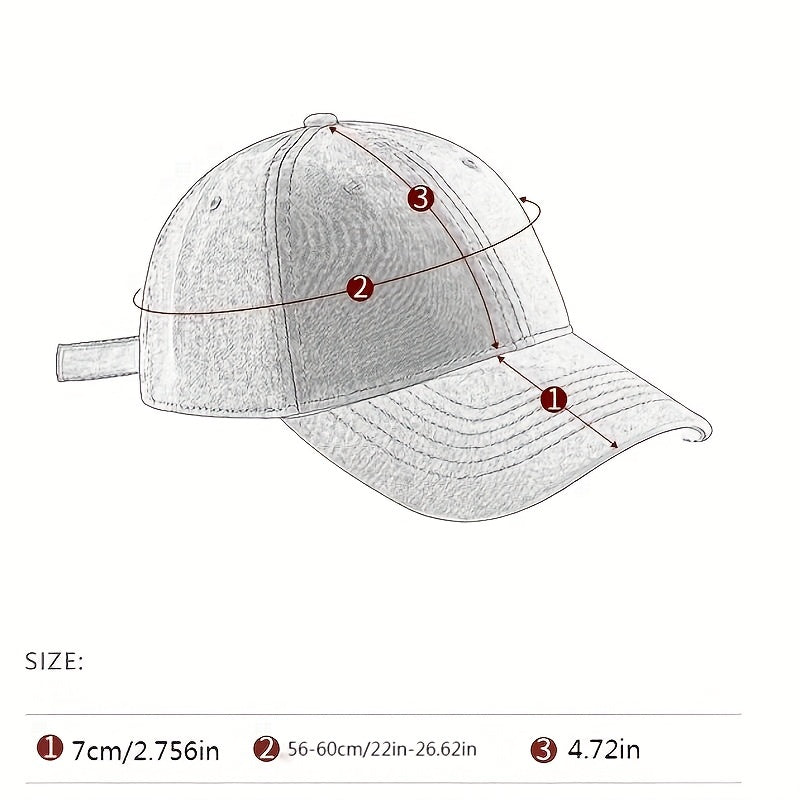 Alphabet Baseball Cap Outdoor Sun Visor Hat
