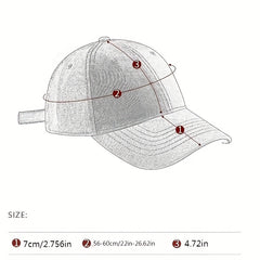 Alphabet Baseball Cap Outdoor Sun Visor Hat