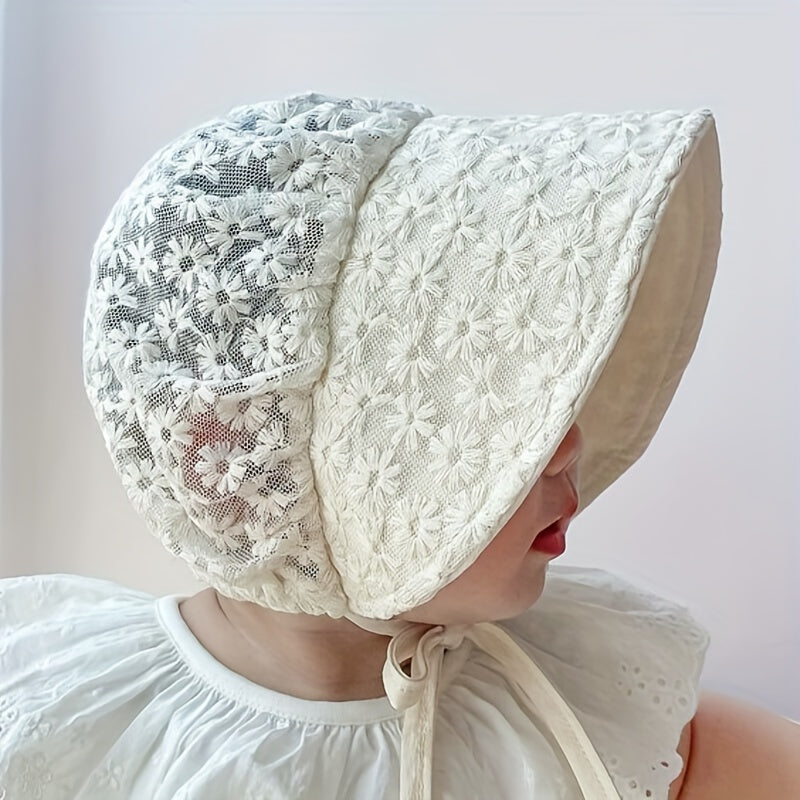 Summer Breathable Baby Court Hat for 0-3 Years Old