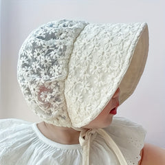 Summer Breathable Baby Court Hat for 0-3 Years Old