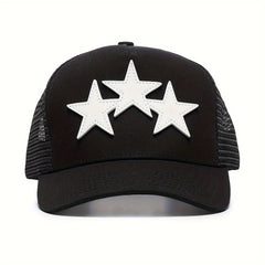 Letter Embroidery Trucker Hat Vintage Baseball Cap Dad Hat