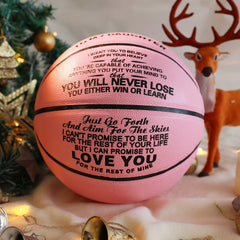 Size 7 Basketball Gift for Granddaughter with Pump