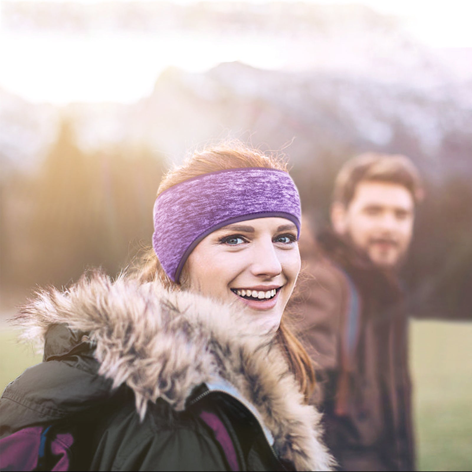 Unisex Fleece Ear Warmer Headbands for Men & Women
