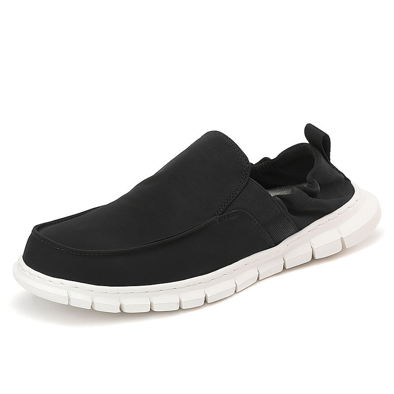 Men's Canvas Slip On Walking Shoes Lightweight Sneakers