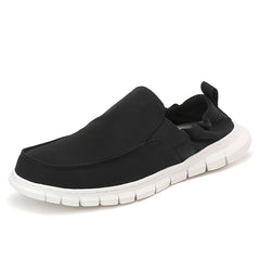Men's Canvas Slip On Walking Shoes Lightweight Sneakers