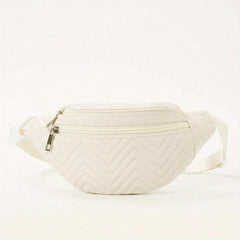 Quilted Waist Bag with Adjustable Strap for Girls