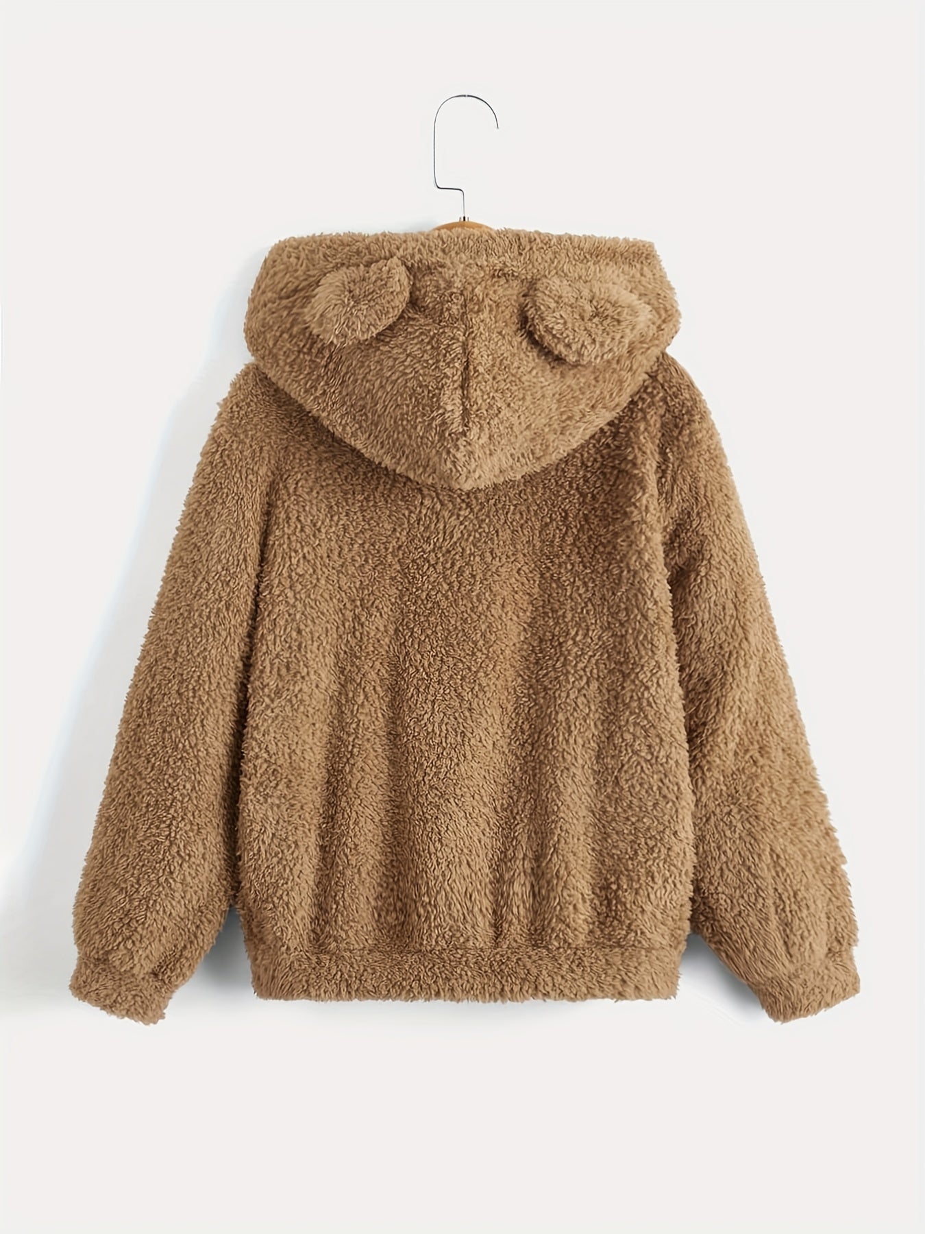 Boy's Teddy Fleece Hoodie Thermal Long Sleeve Top Hooded Pullover
