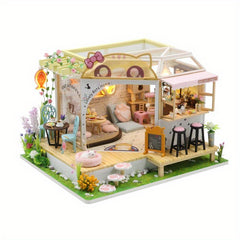 Toy DIY Assembly Model Doll House Micro Scene Hand held House