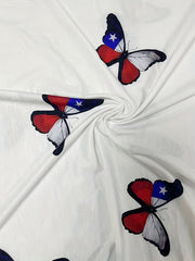 Plus Size Flag Butterfly One Shoulder Maxi Dress