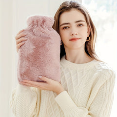 Hot Water Bag Plush Cover Hand Warmer Gift Home Office Travel