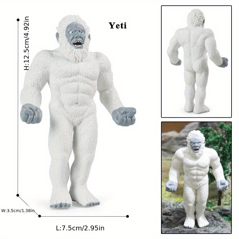 Mythology Inspired Wild Monster Wolf Man Snowman Model Toy