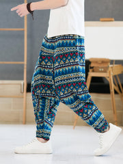 Men's Floral Harem Pants Small Size & Order Size Up