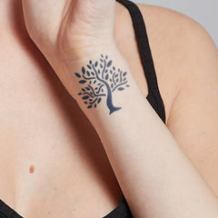 Hollow Tattoo Stencils Set with Transparent Juice Dyeing Paste