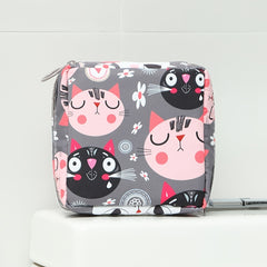 Small Zipper Storage Bag for Sanitary Napkin Portable