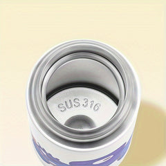16oz Stainless Steel Insulated Water Bottle - Outdoor Travel Fitness Gift
