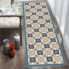 Moroccan Trellis Hallway Runner Rug Washable Non Slip Kitchen Rugs