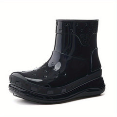 Women's Outdoor Rain Boots Non slip Mid Calf Water Shoes