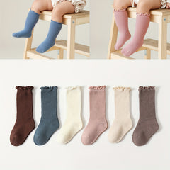 6 Pairs of Knee High Socks for Baby Boys & Girls 0-5T
