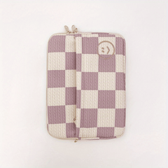 Plaid Pattern Sling Bag Waterproof Laptop Notebook Bag 33.02cm Laptop