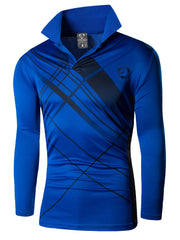 Men's Casual Quick Drying Long Sleeve Shirt for Outdoors