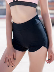Sporty Casual Slim Yoga Shorts for Women