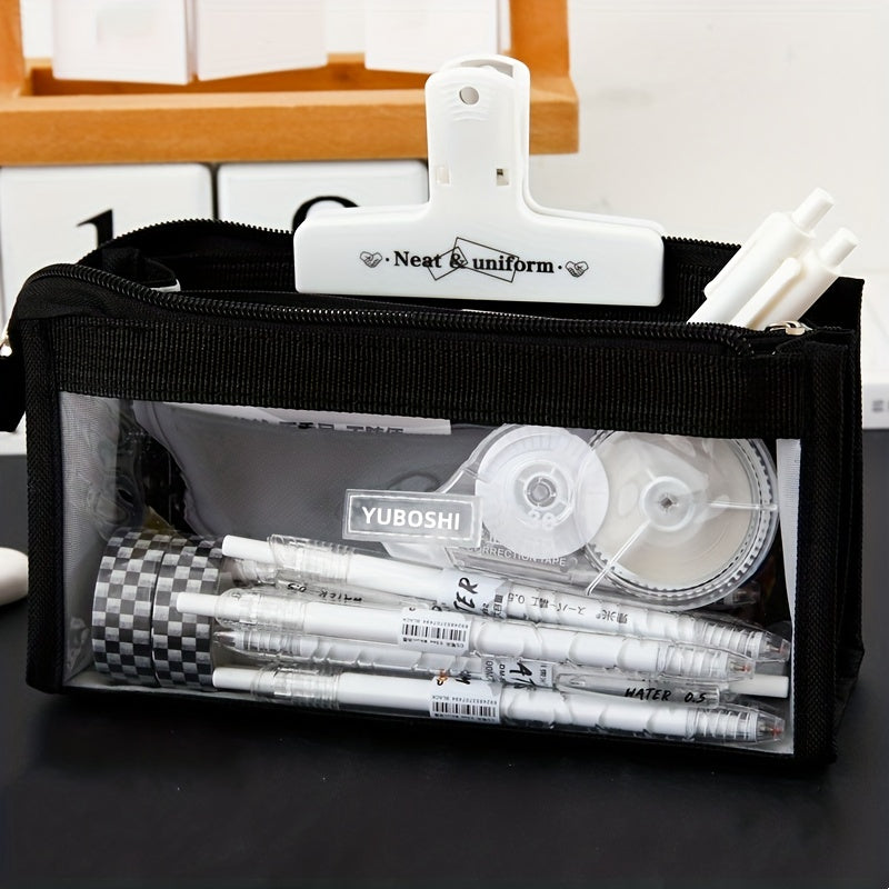 Large Capacity Pencil Case Stationery Box Portable Suitable For Office School