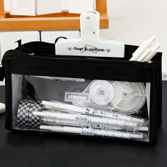 Large Capacity Pencil Case Stationery Box Portable Suitable For Office School