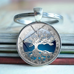 Life Tree Keychain For Girls Backpack Accessories