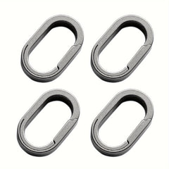 Titanium Quick Release Keyring Keychain for Camping Hiking