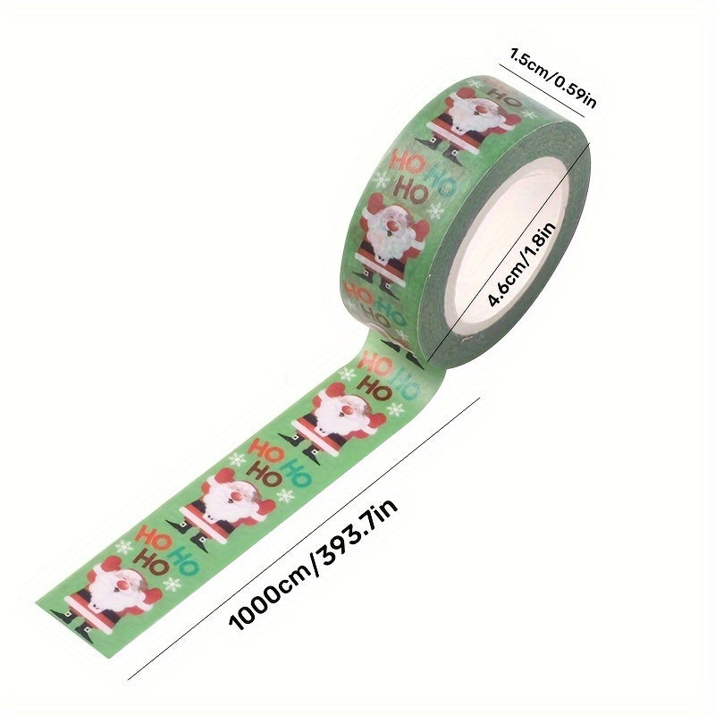 Christmas Pattern Washi Tape 10m Long - Bullet Journal DIY Crafts Decoration