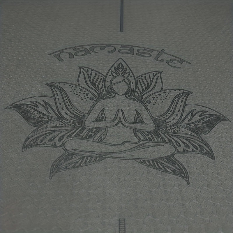 Thickened Yoga Mat Laser Pattern Non-slip Fitness Mat