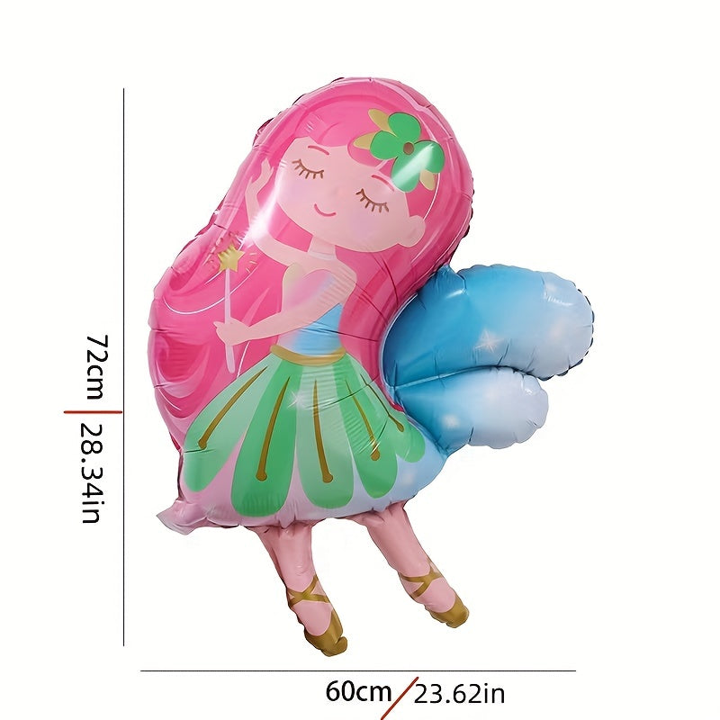 2pcs Little Fairy Elf Birthday Aluminum Balloons