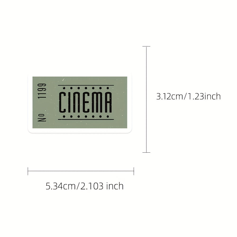 81pcs Classic Movie Tickets Retro Stickers DIY Decorative Stickers