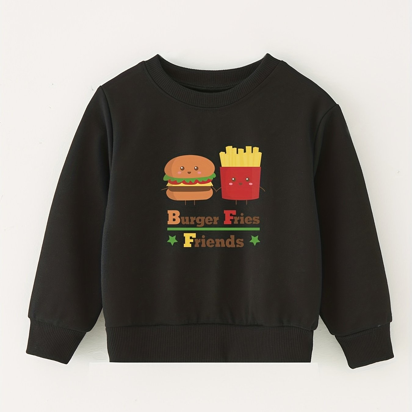 Alphabet Cartoon Graphic Children's Sweatshirt