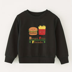 Alphabet Cartoon Graphic Children's Sweatshirt