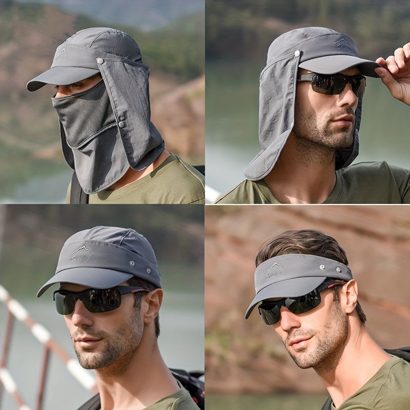 Foldable Visor Hat Detachable Sun Protection Duck Tongue Hat